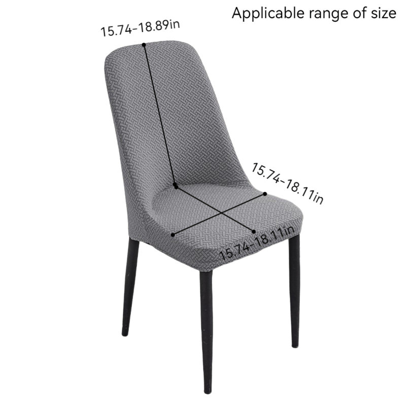 Housse pour chaise de salle à manger en polyester