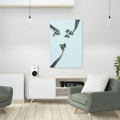 Art contemporain paysage de palmier moderne minimaliste contemporain