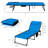 Outsunny Folding Chaise Lounge Set With 5-Level Reclining Back, Outdoor Lounge Tanning Chair With Padded Seat, Side Pocket & Headrest For Beach, Yard, Patio-360348147