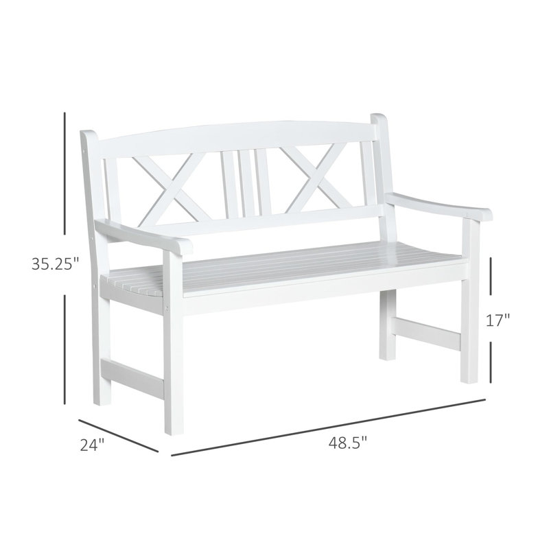 Banc d'extérieur de style nordique
