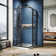 36" W X 36" D X 72" H Framed Square Shower Enclosure With Base