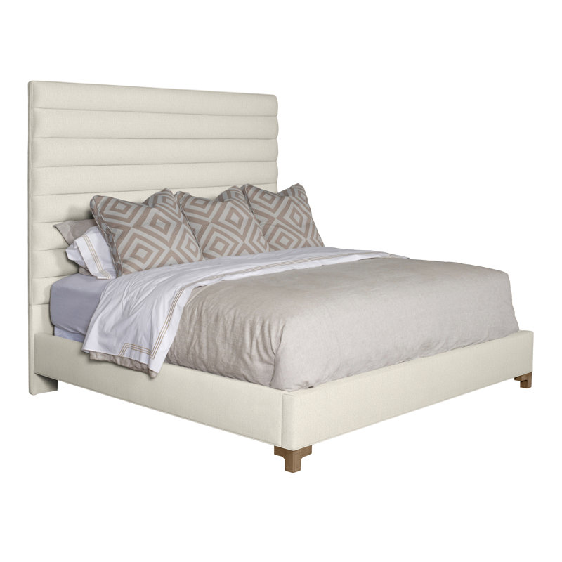 Make It Yours Upholstered Bed, Twin, Nomad Snow Crypton® Chenille, Hampton