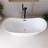 59" Acrylic Freestanding Soaking Bathtub