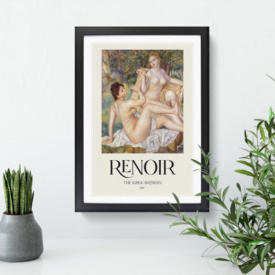 The Large Bathers by Pierre-Auguste Renoir - Picture Frame Painting