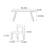 Restaurant Table Thickened Home Rectangular 4 - Person Solid Wood Solid Wood Top Four Leg Dining Set-99339256