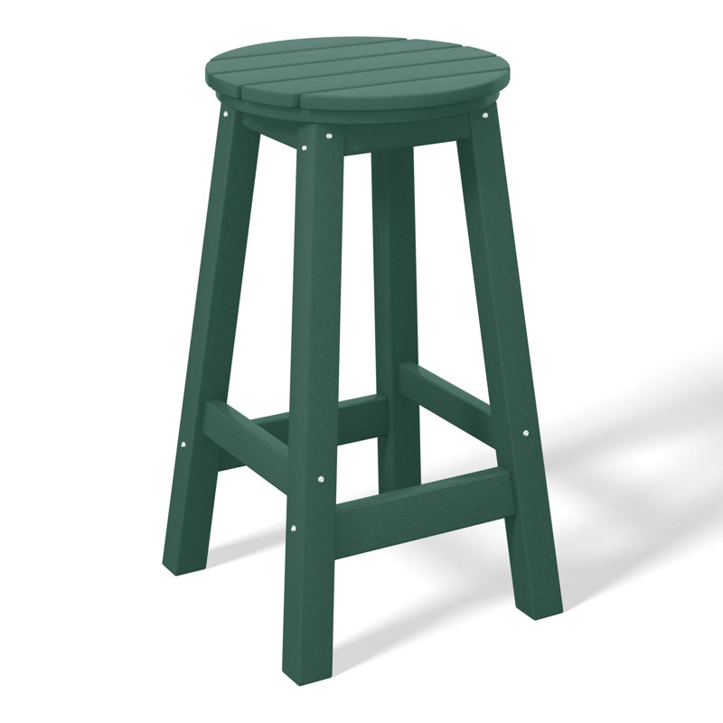 Tabouret d'extérieur Laguna, Vert foncé, 24"