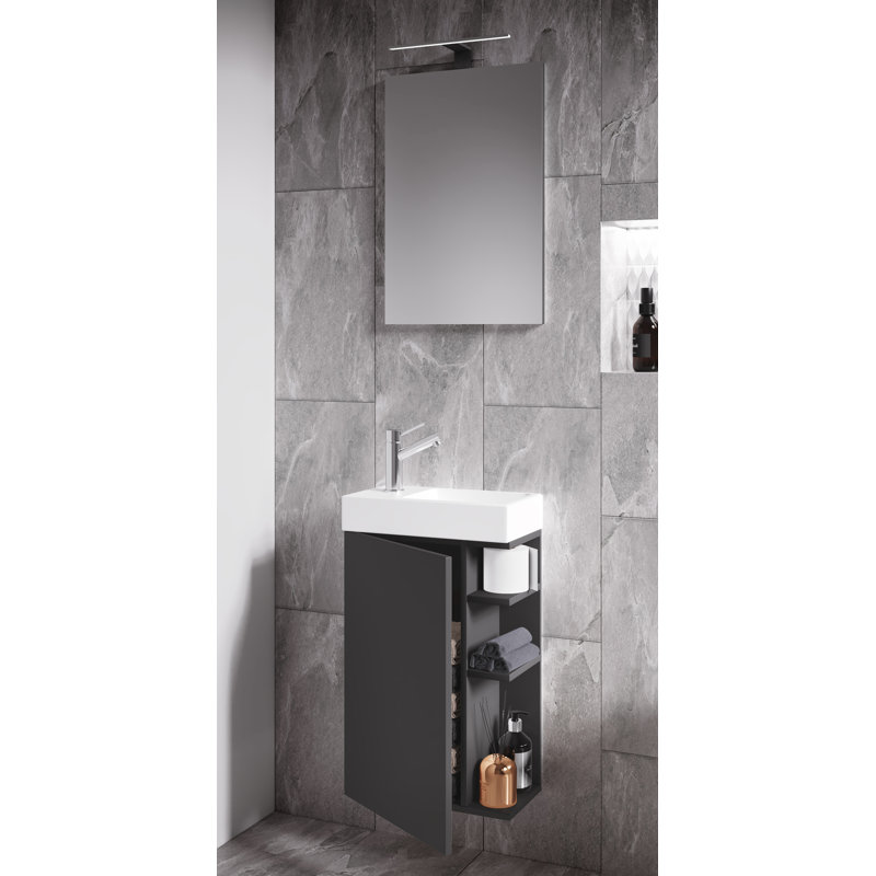 Rayvonn Bathroom Furniture Suite, Black