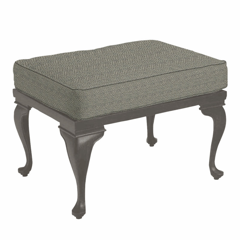 Repose-pieds en aluminium Provance - Gris ardoise, Trépointe, Intermix écorce, Gris ardoise