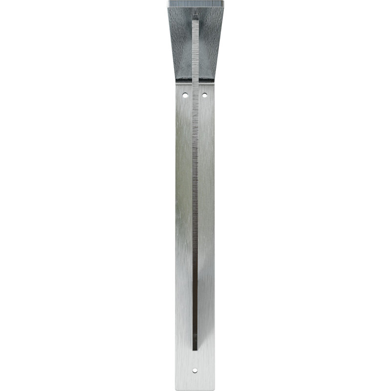 Support traditionnel en acier, H 16 po x l 2 po x P 16 po, Acier non fini