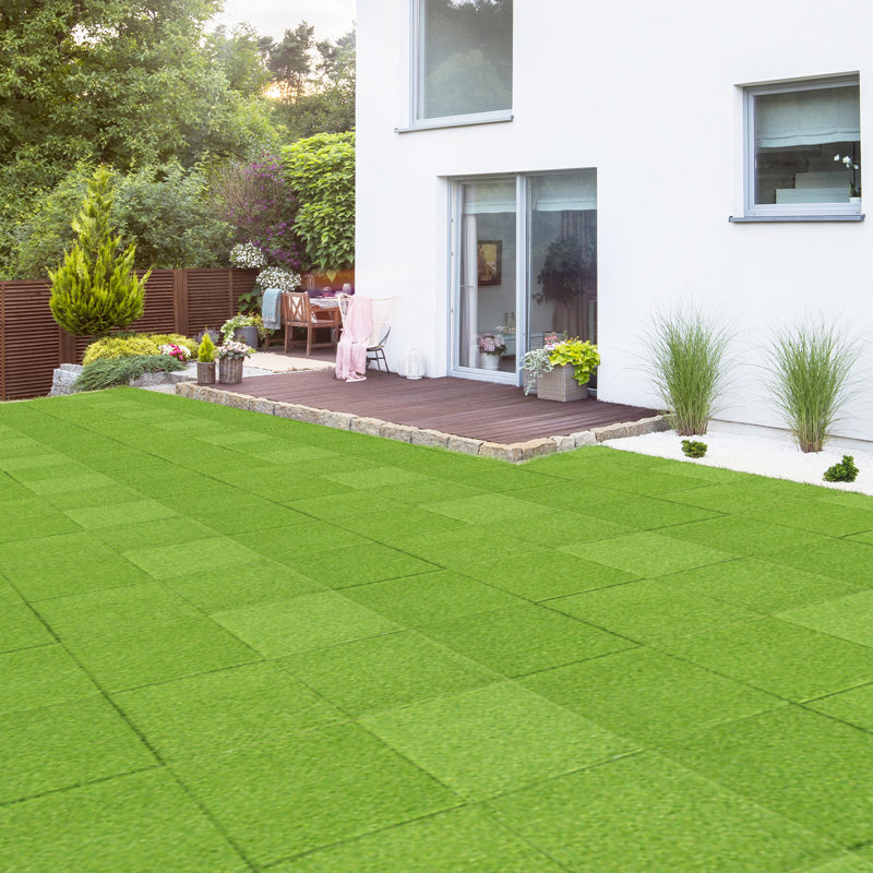 Grass Plastic Deck Tiles