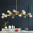Unique 18 - Light Modern Sputnik Chandelier with LED Bulbs-2133995314