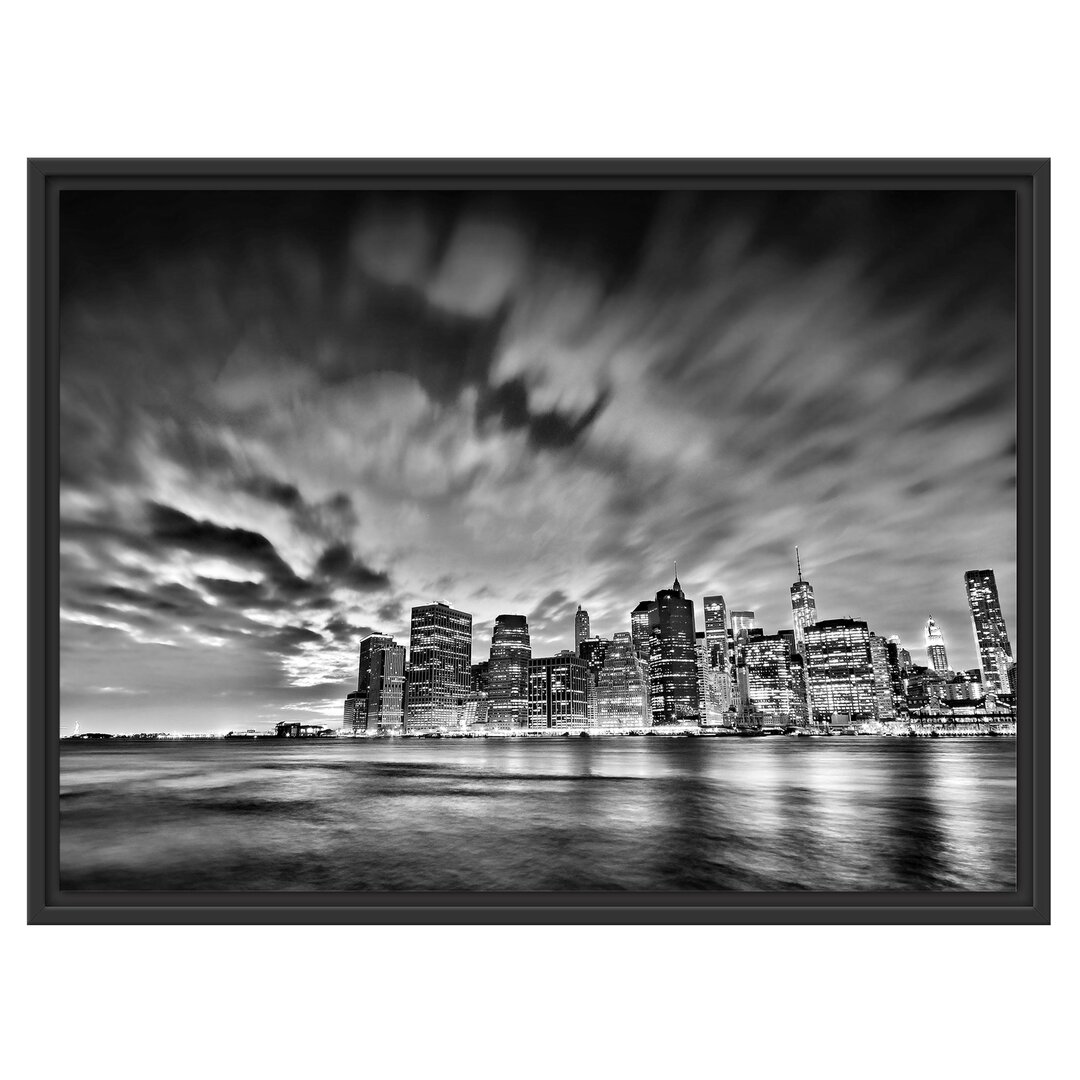 Gerahmtes Wandbild Skyline New York