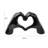 Love Finger Gesture Statue Modern Art Sculpture-735519401