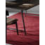 Tapis en laine écologique tissés à la main - Rectangulaire, 90 x 150 cm, rouge foncé, uni, épais et à poils longs, antidérapant, idéal pour le salon et la chambre.-2141865802