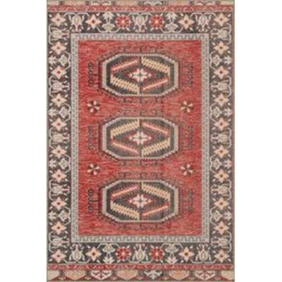 Themed Traditional Motif Pattern Vintage Decorative Rug Machine Washable