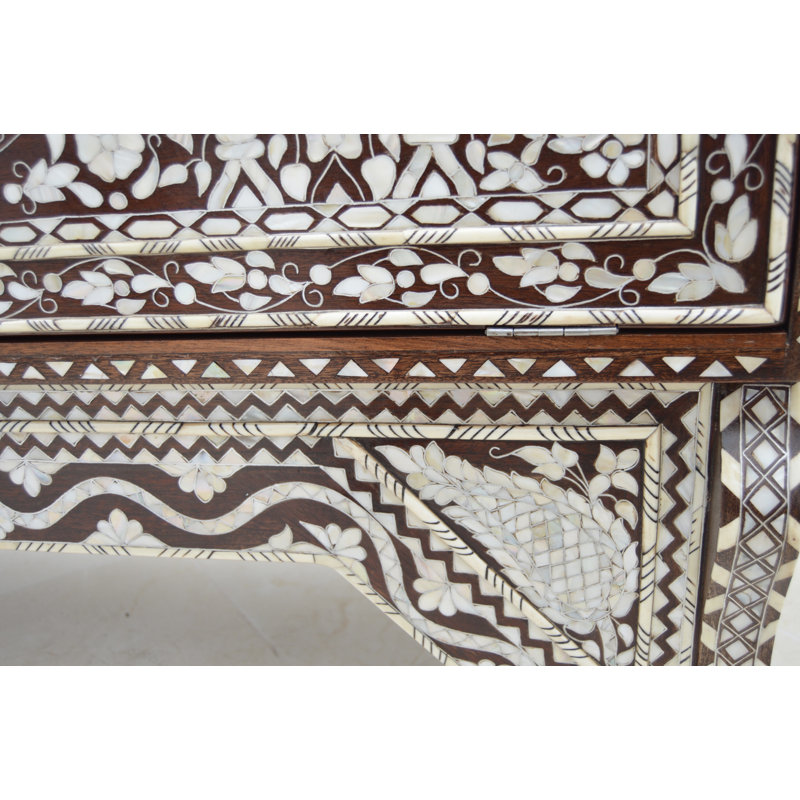 Syrian 39'' W Solid Wood Console Table