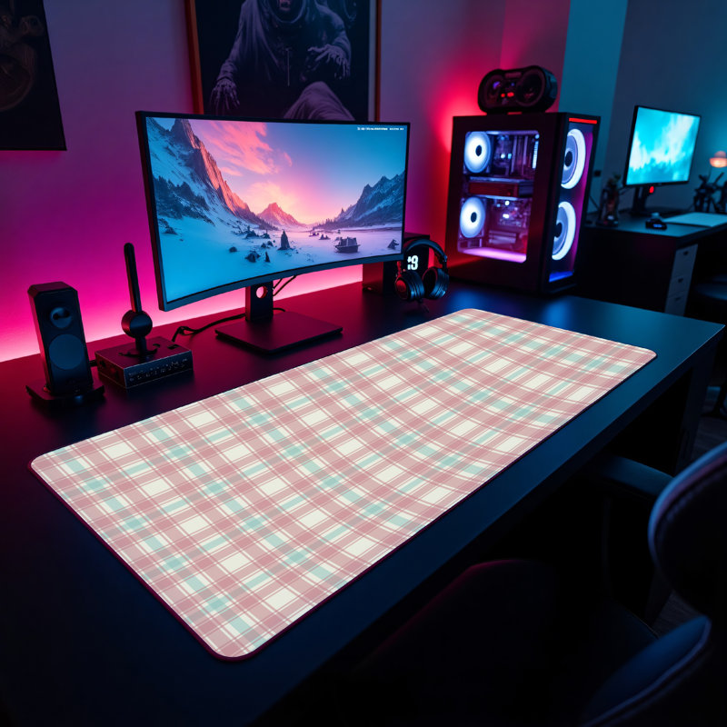 Polyester Desk Pad, 14.4x12.1