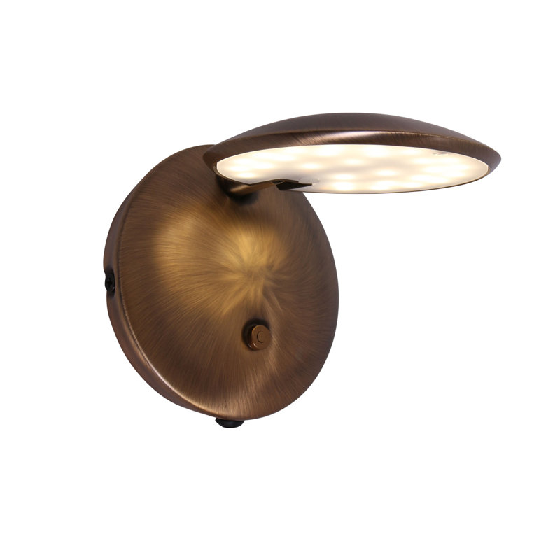 Core Steel LED Plug-in Spotlight, Bronze