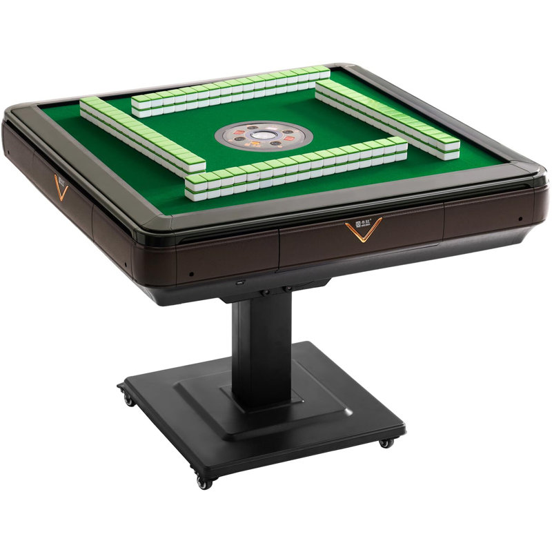 Folding Automatic Mahjong Table with 2 Sets of 44mm 152 Tiles