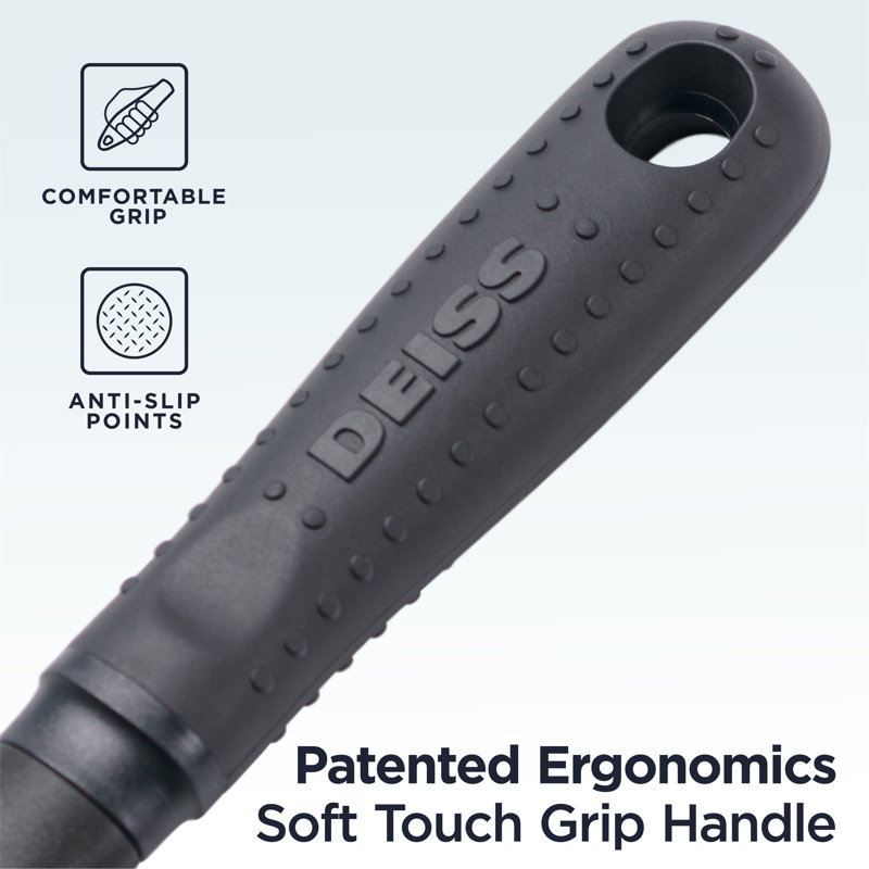 Black Ergonomic Soft Touch Handle Manual Can Opener