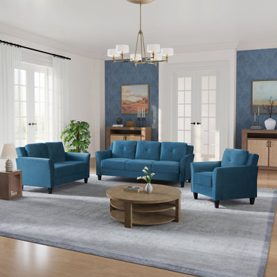 Lourdez Upholstered 56.3'' Loveseat