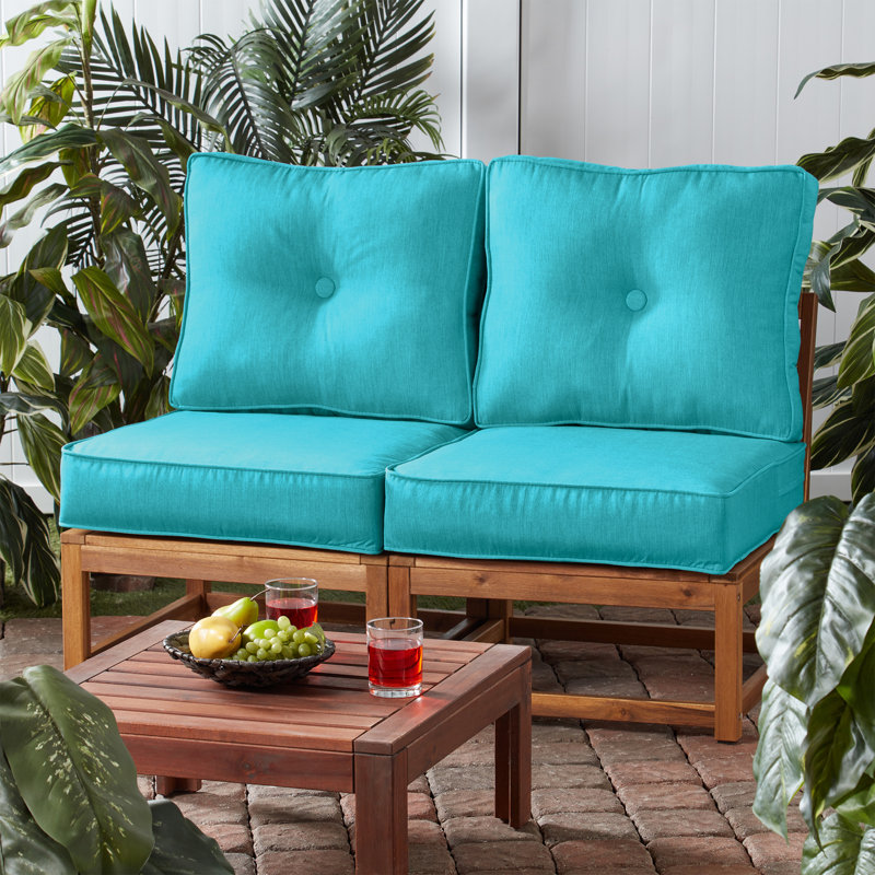 Sunbrella 4-Piece Deep Seat Cushion Set, Aruba