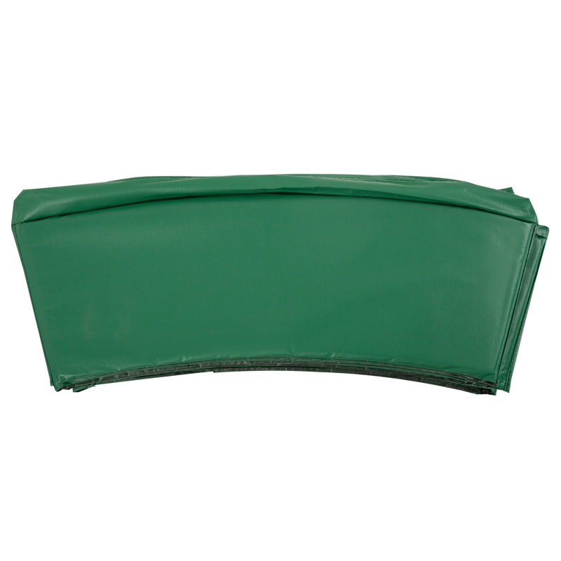 HOMCOM 12ft Trampoline Pad, No Holes for Pole, Green
