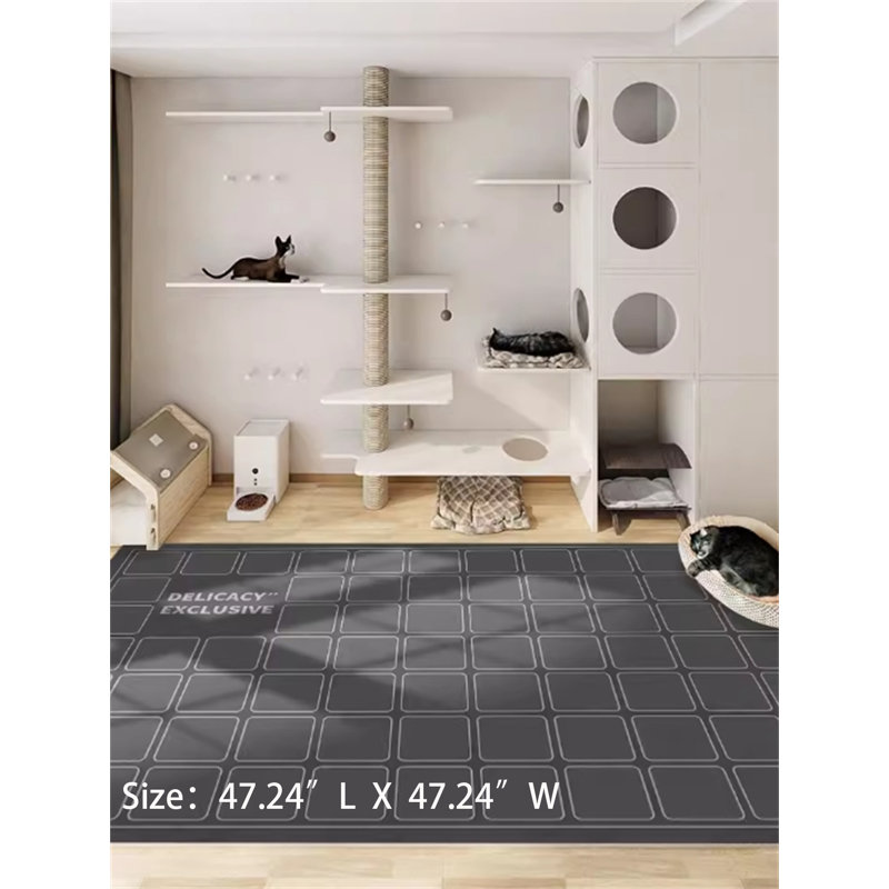 Tapis pour animaux, H 47,24 po x l 47,24 po x P 0,13 po