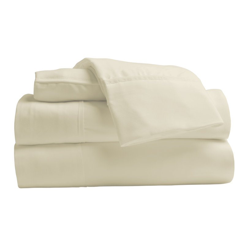 Ensemble de draps en microfibre Paarizaat 9000 Series, Crème, Lit simple