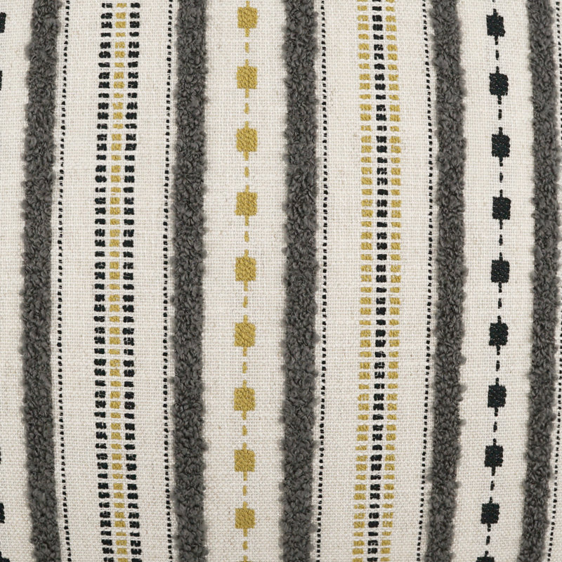 Coussin décoratif Xuma, Gris, Square 24"