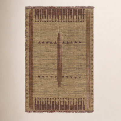 Alfi Hand-Woven Oriental Jute Rug