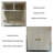 Mariselle Modern Minimalist 5-Tier 360° Rotating Bookshelf with Compact Space-Saving Design for Small Rooms-610956333