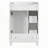 24" Bathroom Vanity Cabinet with Ceramic Sink-58327421-58327422