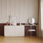 Bureau de commode extensible avec rangement et tiroirs Earnell Modern Home Office