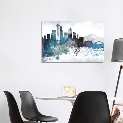 " Seattle Bluish Skylines "