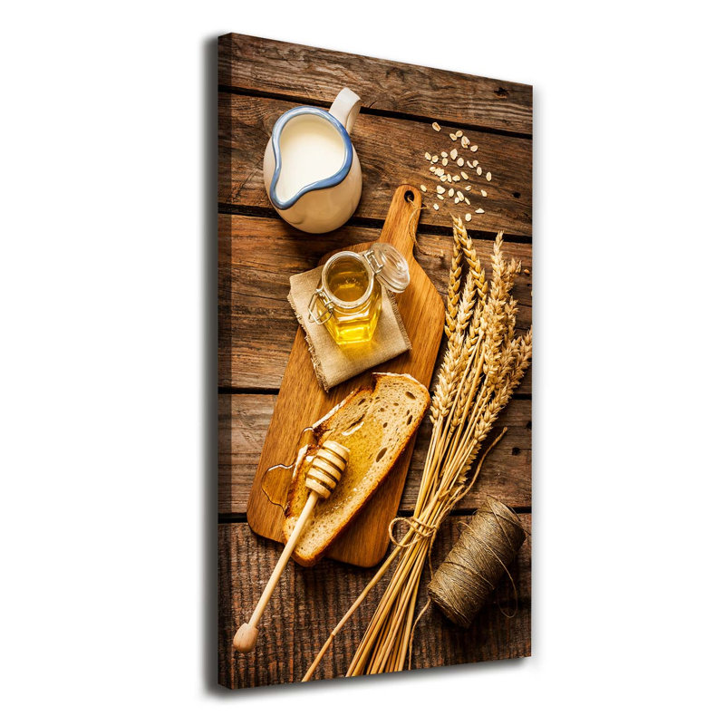 Breakfast - Wrapped Canvas Print