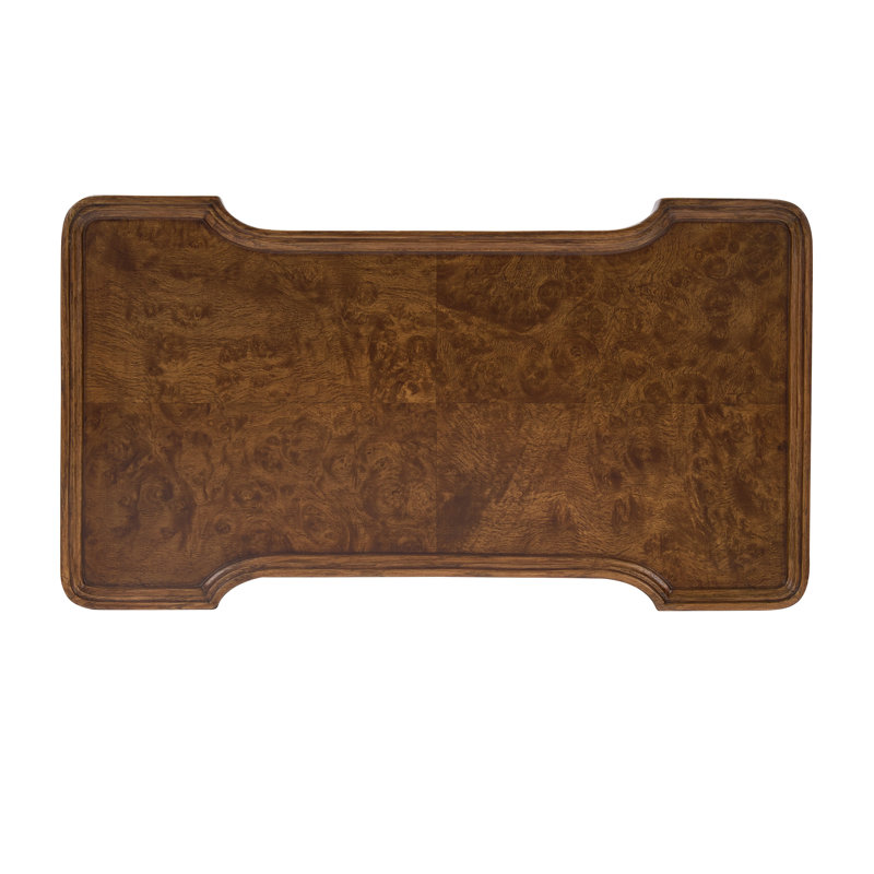 Trouvé Solid Wood End Table, Dark Oak