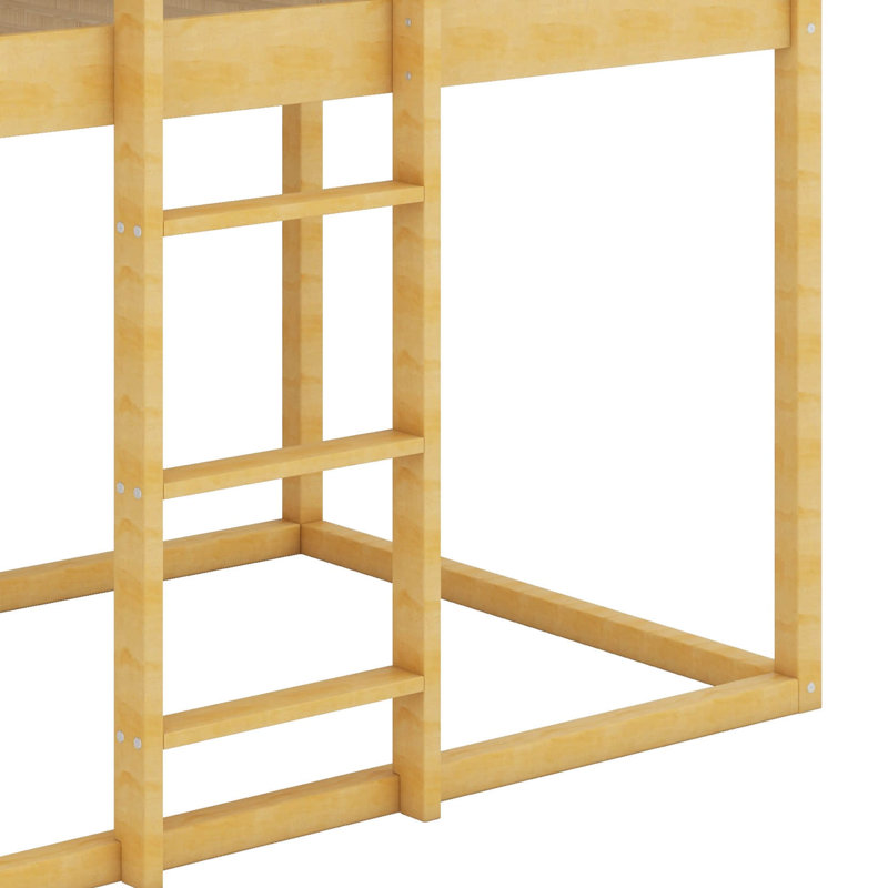 Andersons Kids Twin Over Twin Bunk Bed, Natural