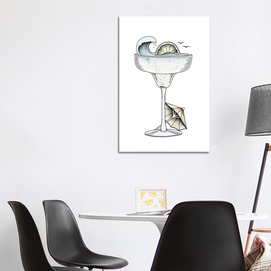 Sommercocktail von Barlena - Galerieverpackte Leinwand ohne Rahmen Giclée auf Leinwand