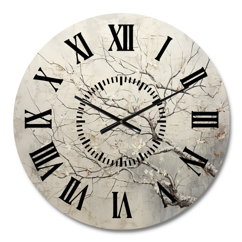 Horloge murale arbre, Médium