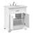 Hermes 30 " W Freestanding Standard 1 Single Vanity Bathroom Vanity With Marble Top-120176339