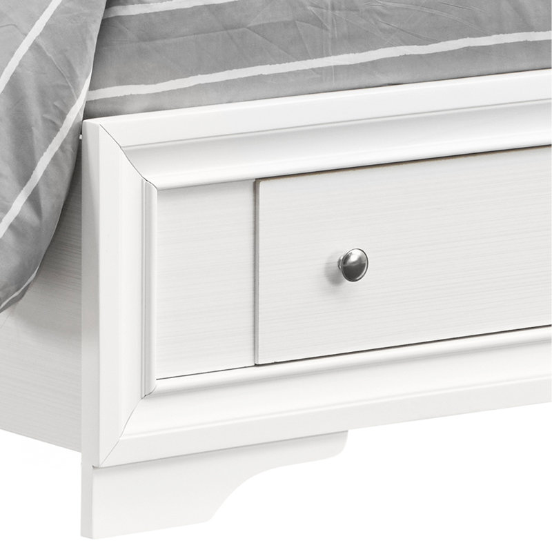 Twin Bed , White