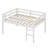 Wood Loft Bed With Ladder-1263386806