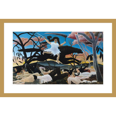 «War or the Ride of Discord» par Henri Rousseau, impression giclée sur cadre