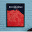 Edinburgh City Map - No Frame Print-525632531