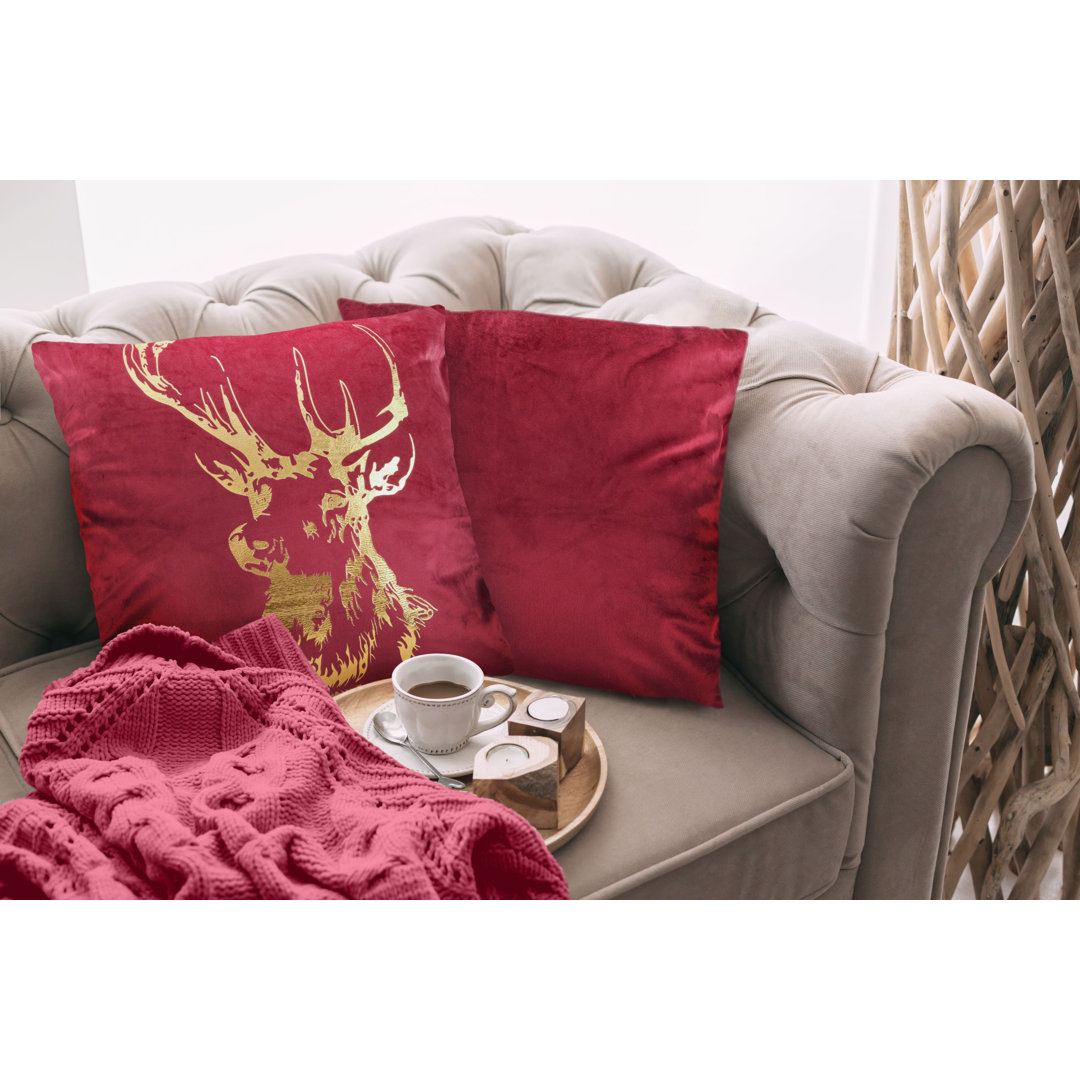 Olgie Stag Square Scatter Cushion Cover