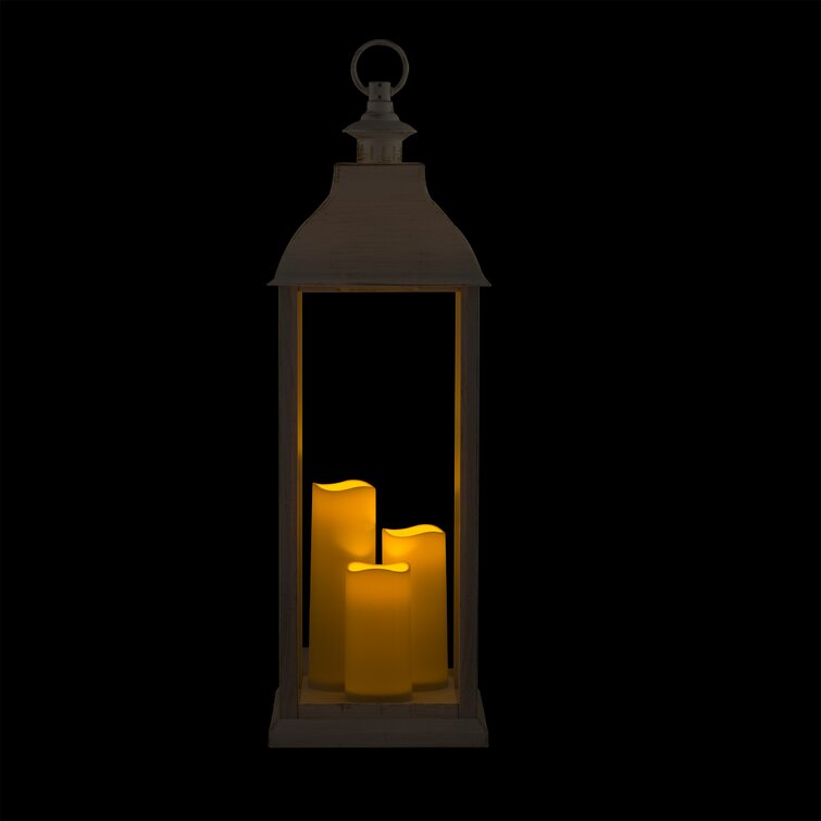 10'' Battery Powered Integrated LED Outdoor Lantern