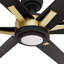 Casablanca 65 inch Melia ENERGY STAR®  Damp Rated Ceiling Fan with Lights and Wall Control-815235822
