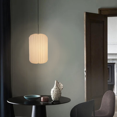 13.5'' H x 13.5'' W Paper Oval Pendant Shade