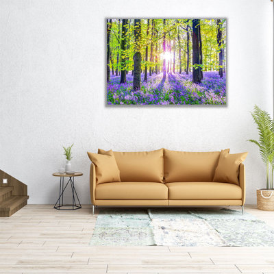 Bluebells Forest - reproduction d'art sur toile